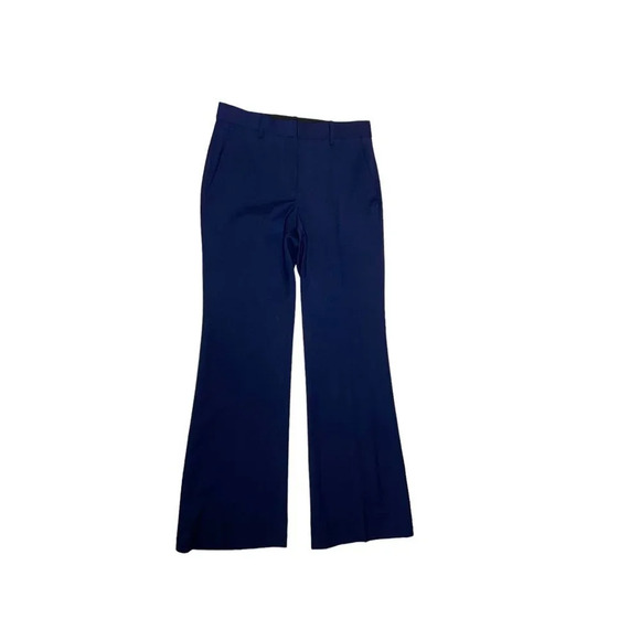 Theory Jotsna Continuous Wool Blend Blue Pants-sz 00 - Picture 2 of 10